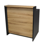 Avero Bartheke schwarz Eiche