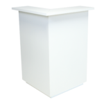 Avero Eckelement weiß weiß