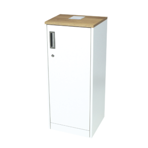 Avero pillar - white/oak
